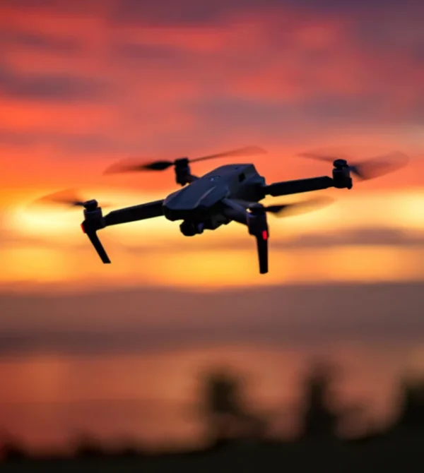 Antalya drone çekimi ile gün batımında sinematik hava görüntüsü